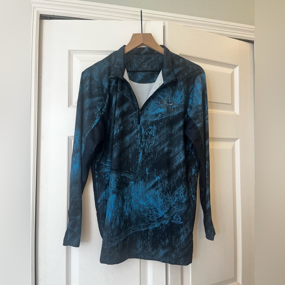 Drake Other - Drake real tree fishing half zip shirt